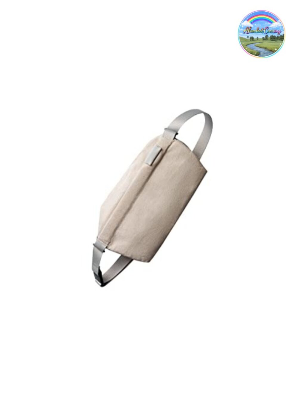 Unisex Crossbody Sling Bag Water-Resistant Nylon with Magnetic Clasp